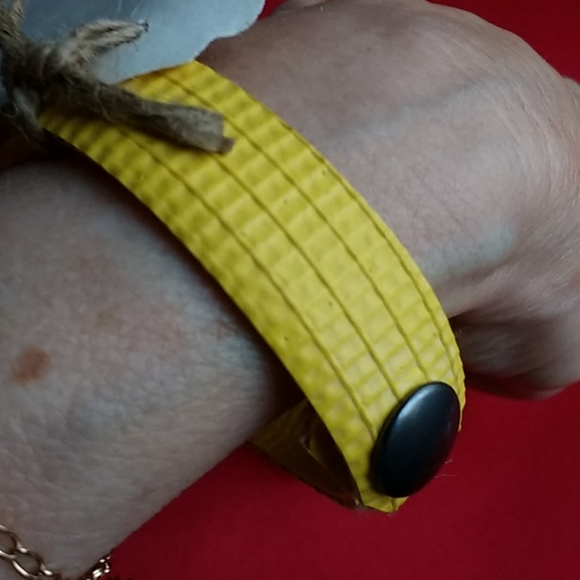 Upcycled fire hose bracelets * 2 - Picture 2 of 3